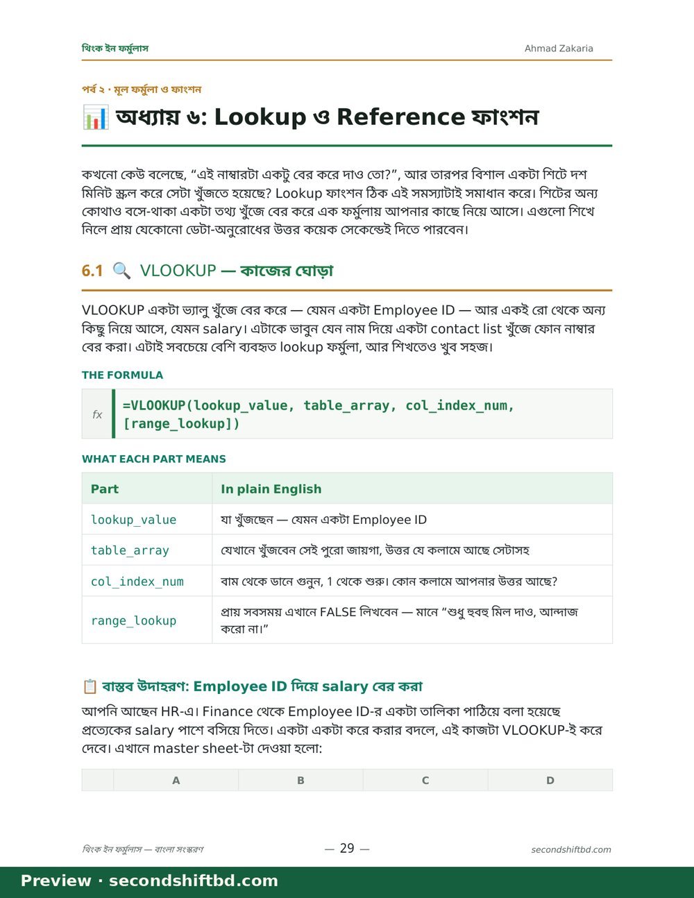 অধ্যায় ৬ পৃষ্ঠা ১